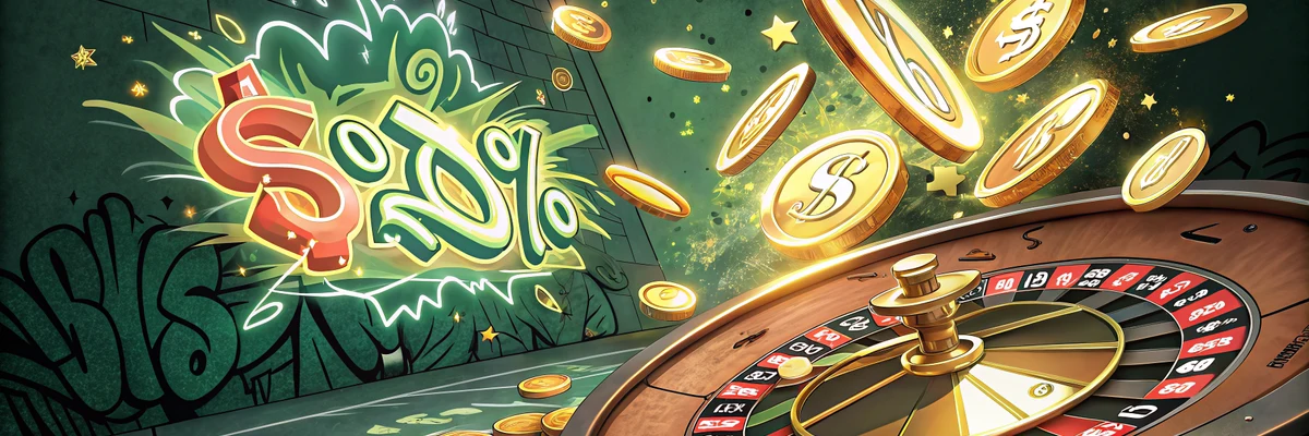Best payout casinos ireland - RTP and percentage symbols on roulette wheel