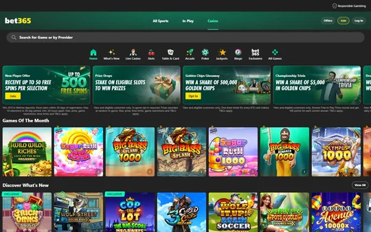 bet365 no wagering casino Ireland