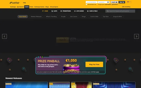 Betfair Casino Ireland e-wallet payments