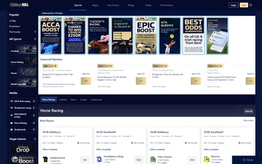 William Hill live casino Ireland Playtech